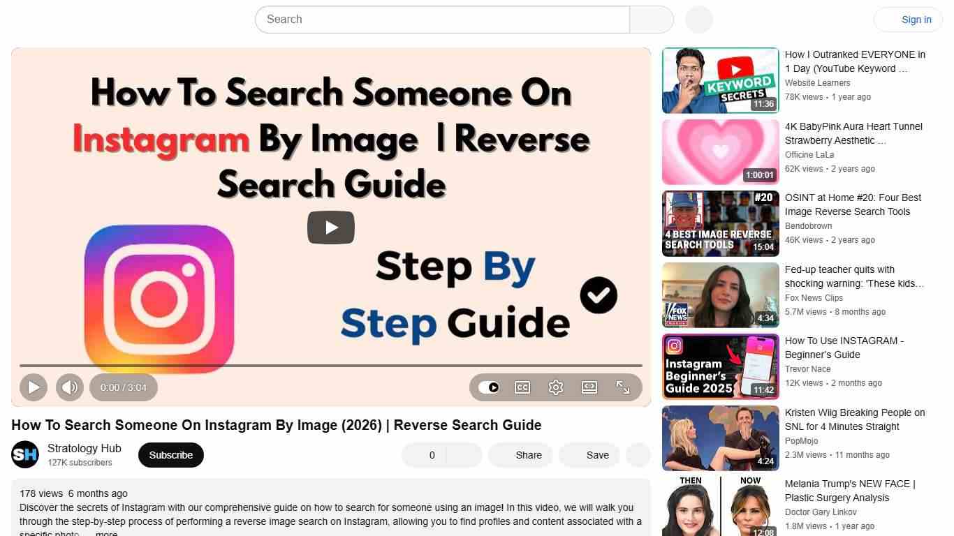 How To Search Someone On Instagram By Image (2026) | Reverse Search Guide - YouTube